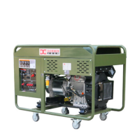 东明DONMIN 12KW双电压应急施工通信柴油发电机DMDS15000LE-BD