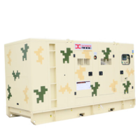 东明DONMIN 30kw低噪音ATS无人值守型玉柴柴油发电机 GF2-30Y(ATS)-BD 迷彩款