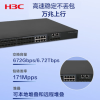 华三(H3C)S5560S-28F-EI 24口千兆光(8Combo电)+4万兆光纤口三层网管