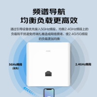 华三(H3C)Mini AX60-S AP面板全屋wifi6 3000M双频千兆商用别墅酒店全屋路由无线接入点