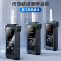 兆为 黑猫6号语音版 酒精测试仪吹气式测酒器查酒驾检测仪酒测仪