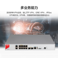 华三(H3C)F100-C-A2 企业级高性能防火墙 10*GE+2*SFP千兆安全上网行为管理