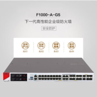华三(H3C)F1000-A-G5 16电口+8千兆光+8万兆光多业务企业级网络安全防火墙 带机4000