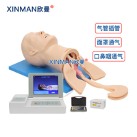 欣曼(XINMAN)XM-QD11 高级全功能气道管理模型 高级气道管理模拟人电子监测款