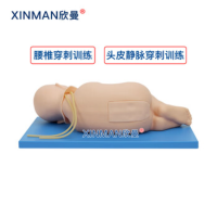 欣曼(XINMAN)XM-YC05 婴儿腰椎穿刺训练模型 新生儿腰穿及头皮静脉穿刺模拟人