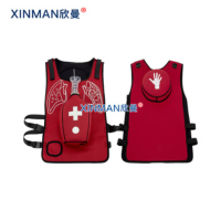 欣曼(XINMAN)XM-CPR158 儿童海姆立克急救训练马甲背心 气道异物阻塞梗阻模型