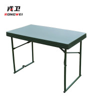 戎卫 野外战桌椅 便携式餐桌 新材料塑胶野外战指挥桌 B款1.1*0.55m