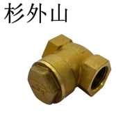杉外山 全铜卧式单向止回阀 自来水阀门 个