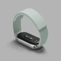 适用小米手环10科纳皮硅胶表带