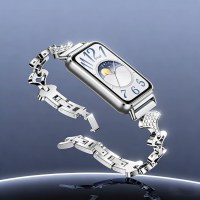 [官方新品]适用华为手环11表带新款band11Pro星形金属时尚精品女生手链腕带同款轻奢镶钻替换配件原配接口