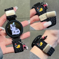 [萌宠派对]适用华为gt6表带gt5编织watch5新款gt4磁吸WATCH4/3智能运动GT5pro手表男女款春夏季J