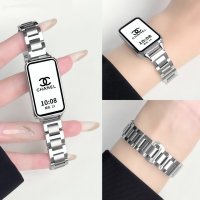 适用华为手环11/10表带9手表8腕带夏天新款蓝气球三珠表链荣耀10智能运动9nfc高级感7/6pro男女生替换带配件