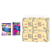 清风无尘美纹卷纸加厚款三层设计强力韧不易破手造高级家居体验