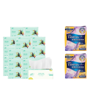 清风无尘纸超软抽纸120抽18包整箱装原生木浆0荧光无香味加厚设计家庭日常生活用纸