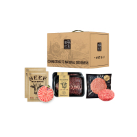 梁品优选进口冰鲜牛肉原切袋装800克散养冷冻烧烤美味