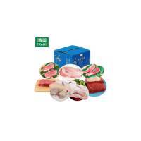 清美Tarmy冰鲜猪肉圈养熟制品3870克炒菜专用冷冻保鲜盒装