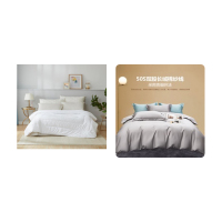 红蜻蜓 亲肤抗菌四件套 纯棉床单 200支高支高密 柔软透气防螨设计