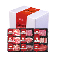[光明满元气]冷鲜牛肉+黑猪套餐2730g