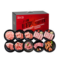 光明国产冰鲜牛肉袋装1克冷冻炒菜调理圈养健康美味