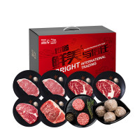 光明冰鲜牛肉圈养净膛国产1克袋装冷冻美味蒸菜健康选择