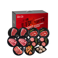 光明国产冰鲜牛肉袋装1克冷冻锁鲜健康圈养牛肉卤菜调理美味