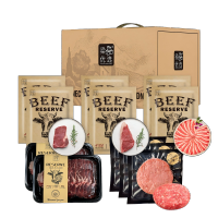 [梁品优选]新西兰银蕨农场臻选牛肉礼盒668型1720g