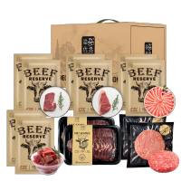 银蕨进口散养速冻牛肉2220克盒装冷冻原切煎炸美味