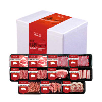 光明国产冰鲜猪肉原切3060克箱装冷藏烧烤鲜美多汁健康圈养