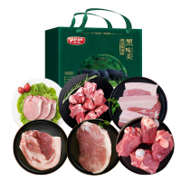 雨润 2100克大容量礼盒装;圈养原切猪肉;