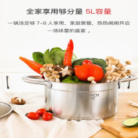 康巴赫智能电子汤煲多功能电炖锅6L大容量3D立体加热触控操作家用养生煲慢炖不粘内胆