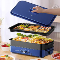 欧锐铂多功能电饼铛智能加热不粘锅双面煎烤烙饼铛快速烹饪多功能厨房电器