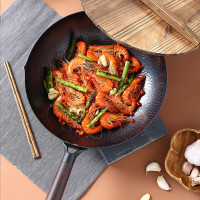 [佰造]卓跃锻纹精铁炒锅BZ-FC501