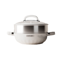 [U-KITCHEN]星澜炙釜系列-微压炒锅(带蒸笼)WY-02