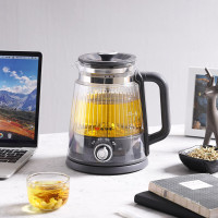 尚朋堂智能金属管加热电水壶1升大容量进口温控器快速烧水塑料机身