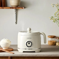 欧锐铂方形IH电磁加热电饭煲3L黑色钛金属内胆机械控制预约功能小巧实用