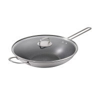 双立人 ZWILLING 有钛陶瓷覆面不锈钢蜂窝炒锅 nova plus 32cm