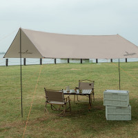 何大屋户外露营t天幕三季快开双层防雨便携轻量化设计适合家庭旅行