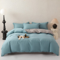 绮露家纺全棉斜纹活性印花200×230cm四季床盖式多件套床品套件舒适亲肤设计