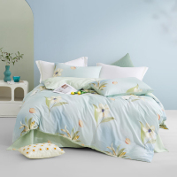 罗莱春季床品套件棉质斜纹多件套1m床盖式活性印花设计200×230cm