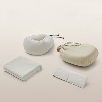 梦洁记忆棉颈椎枕高弹力透气长绒棉填充亲肤舒适美颜护颈设计