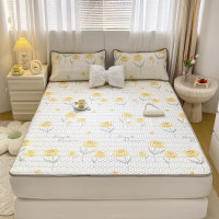 红蜻蜓四季床盖式多件套200x230cm斜纹棉质活性印花2m床床品套件