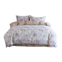 红蜻蜓春季床盖式多件套斜纹棉质床品套件200×230cm 1m床活性印花舒适设计