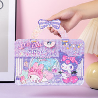 新款装扮化妆包安静书手工换装贴纸涂鸦手提式化妆DIY益智玩具