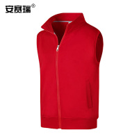 安赛瑞 加绒马甲-材质:聚酯纤维,尺码:M,颜色:红色M000030