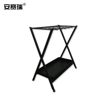 安赛瑞 折叠式铁艺雨伞架(黑色) 10032