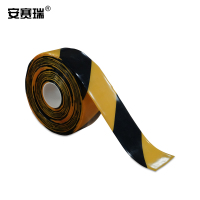 安赛瑞 重载型划线胶带(黄/黑)-高强度PVC材料,自带背胶,黄/黑色,厚度1mm,50mm×30m 11754