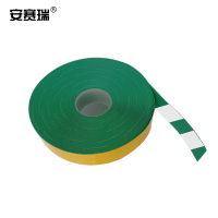 安赛瑞 AGV磁条保护胶带(绿/白)-高强度PVC材料,自带背胶,绿/白色,厚度1mm100mm×30m 12018
