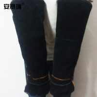 安赛瑞 宠物防咬手套-材质:牛皮+加厚充棉,尺寸:60cm,颜色:黑色,包装:1双 28284