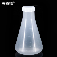 安赛瑞 加盖塑料三角烧瓶 600537