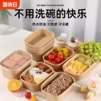 户外餐具露营家用饭盒便携套装加厚食品级野餐用碗一次性泡面碗